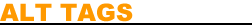 ALT Tags